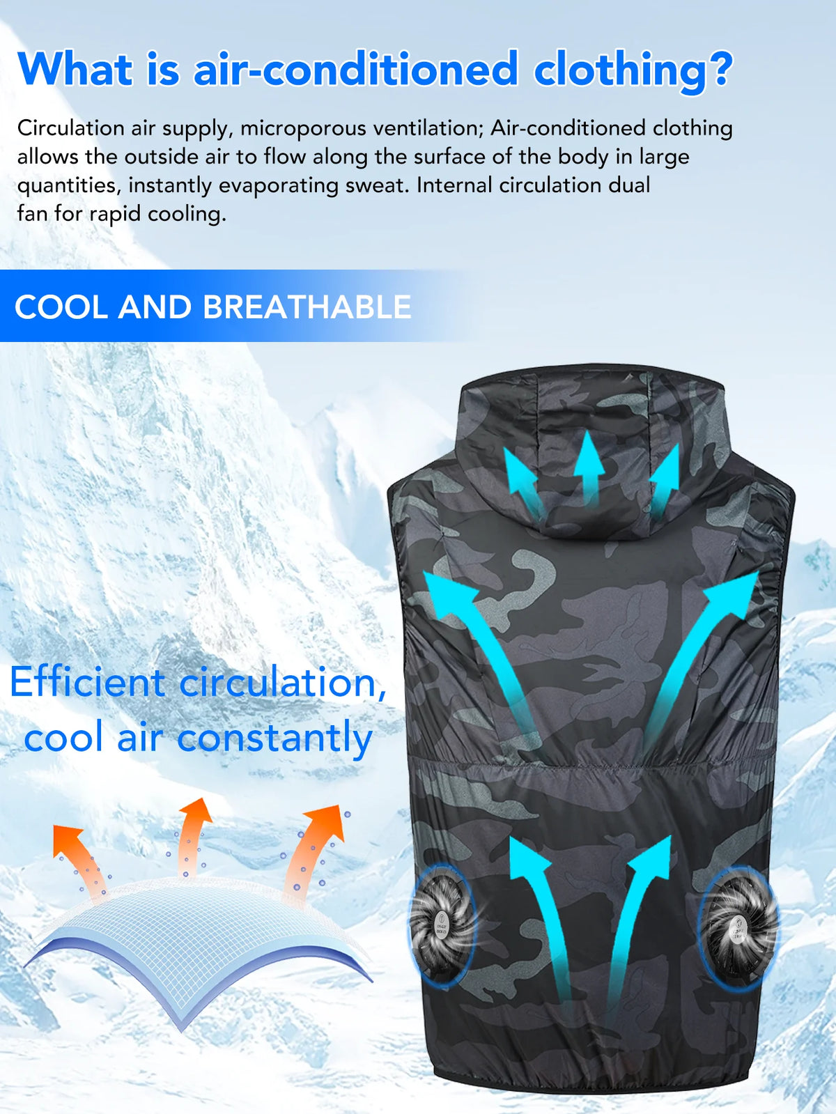 Herren Outdoor-Weste