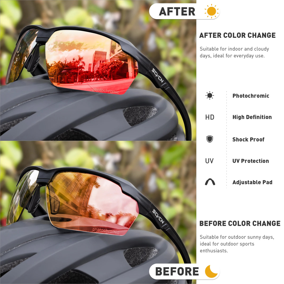 Herren Outdoor-Brille