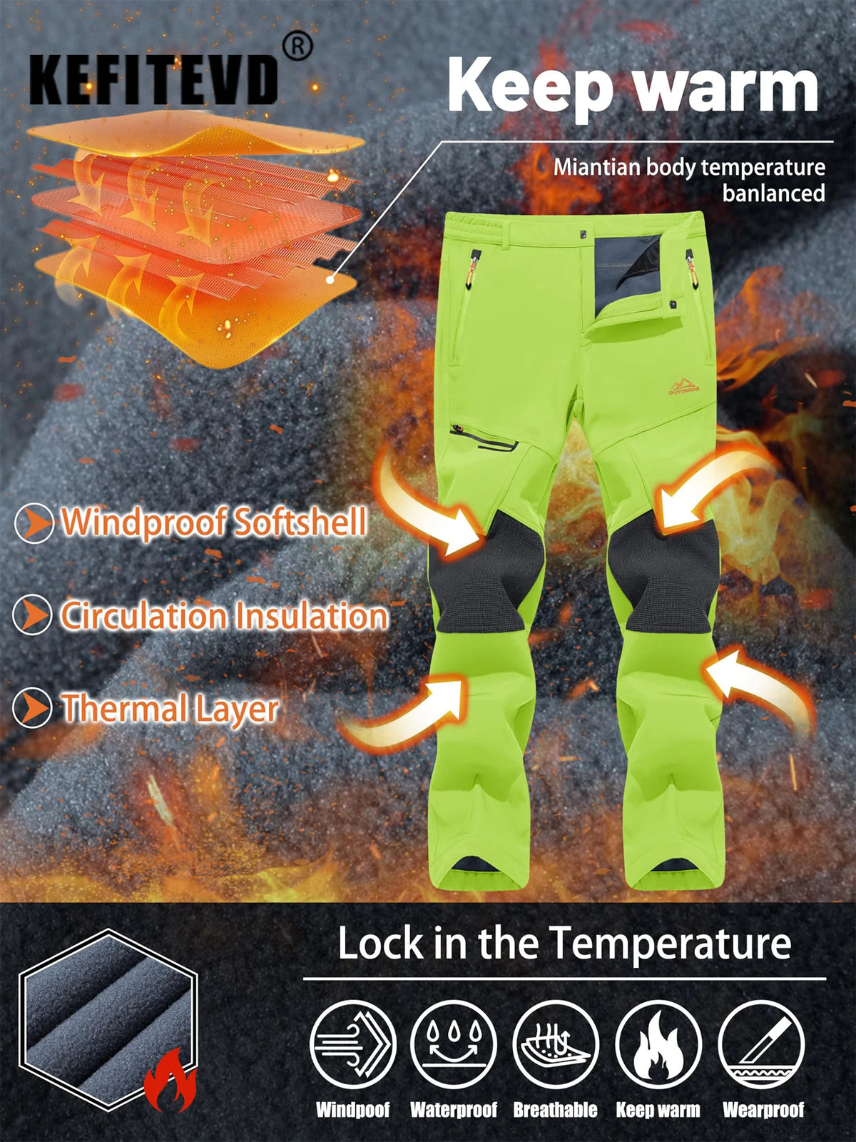Herren Skihose