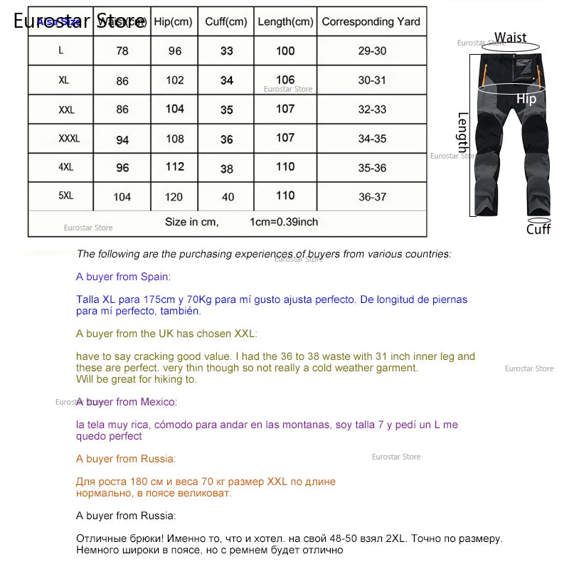 Herren Wanderhose